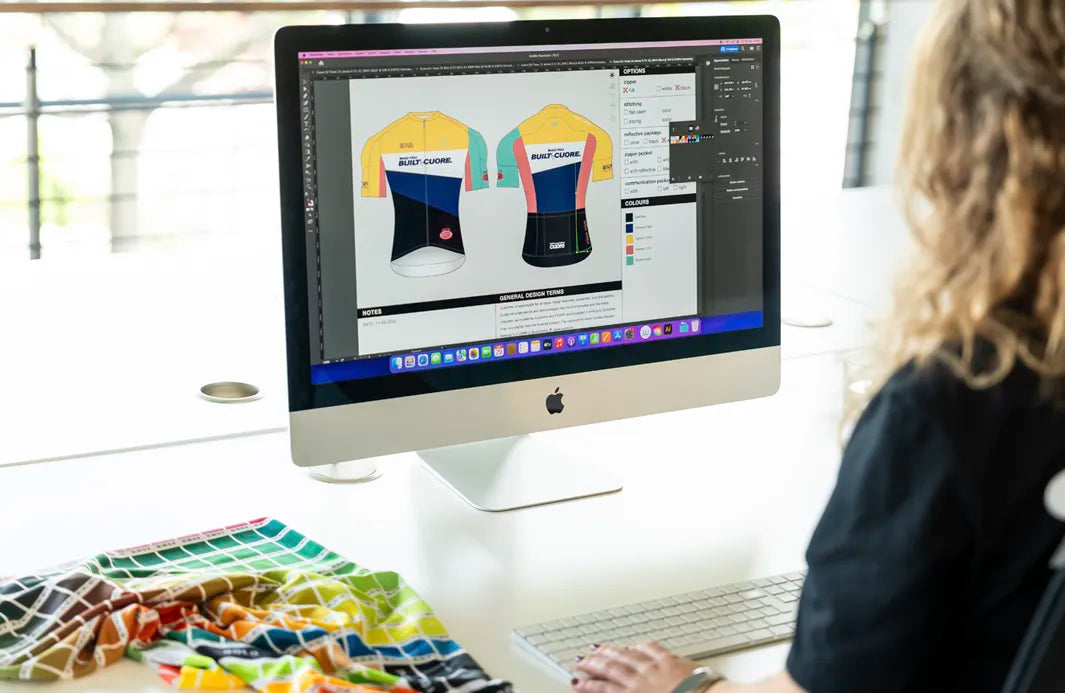 Radtrikot selbst gestalten mit CUORE