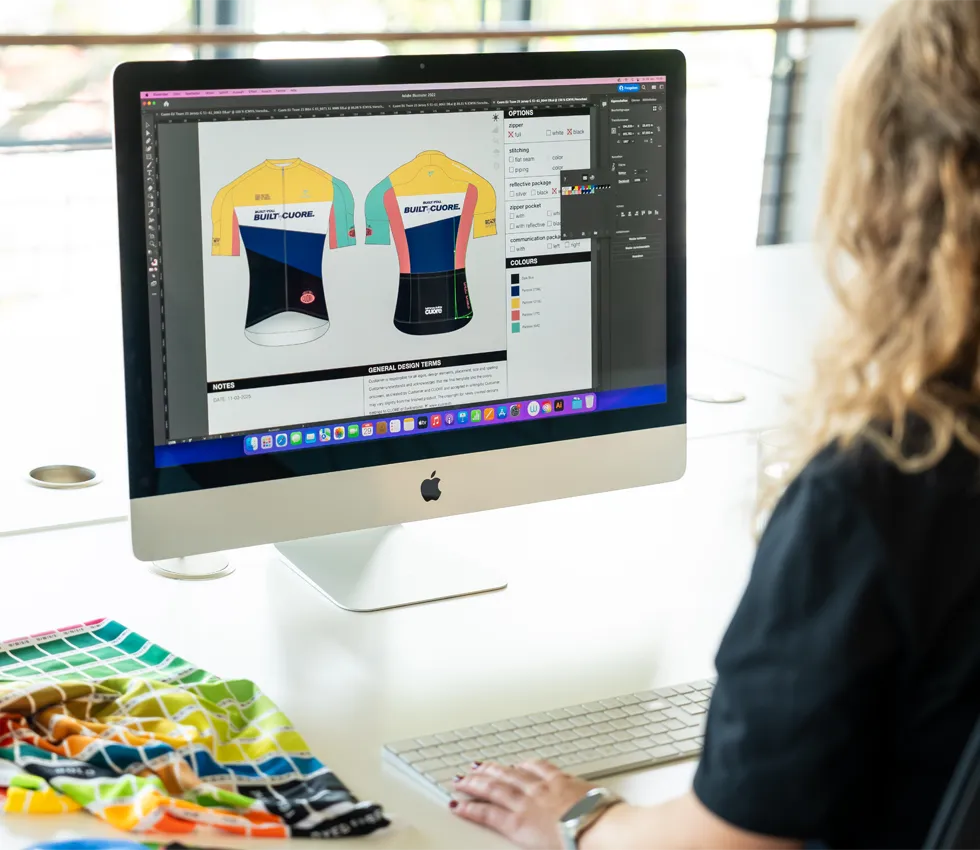 Radtrikot selbst gestalten mit CUORE